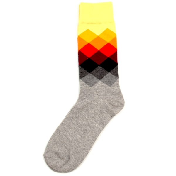 PLAID GREY & YELLOW