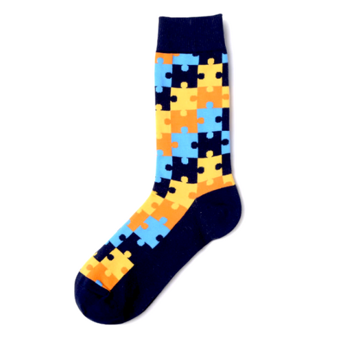 JIGSAW TEAL & YELLOW